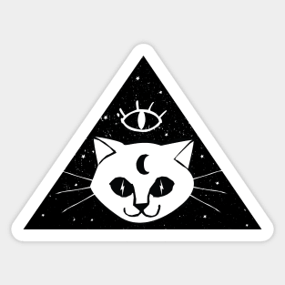 illuminati cat Sticker